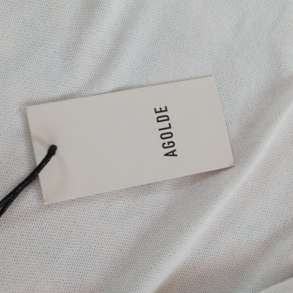 AGolde Boxing Shorts XS white nwt - Picture 8 of 9